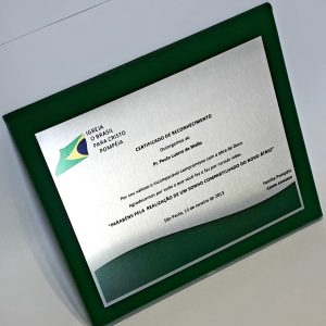 ACD <br> KIT PORTA-PLACA <br> TRADICIONAL CLÁSSICO<br> + PLACA 14 x 10