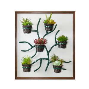 ABB <br>JARDIM VERTICAL<br> MODULAR COM<br> PAINEL EMOLDURADO