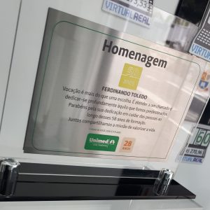 AGO <br> TROFÉU TEMPO DE <br>TRABALHO NA EMPRESA