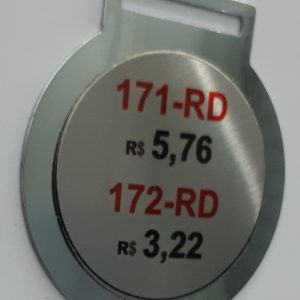 AIF <br>MEDALHA FORMATO RD <br>15 unidades