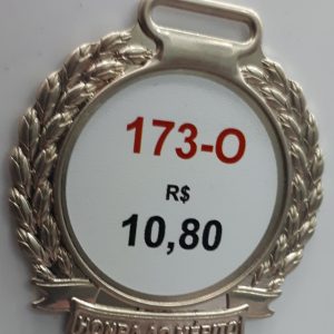 AIJ<br> MEDALHA DE ZAMAK<br> DESENHO - O<br> 15 unidades